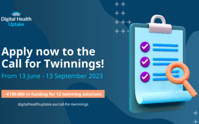 The DigitalHealthUptake Project Opens a Call for Twinnings to facilitate the transferring of innovative digital health practices across Europe